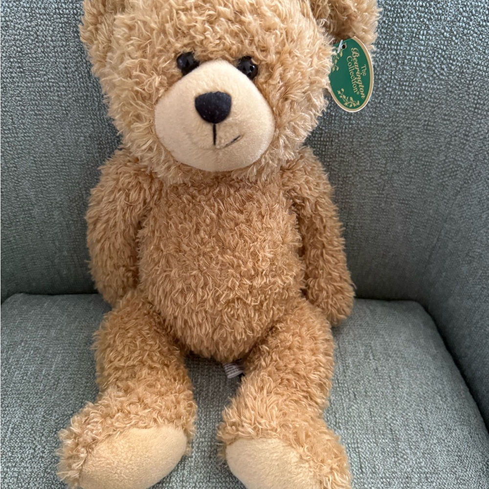 NEW- Teddy Bear- Bearington brand- Tan 18" tall (out of production)